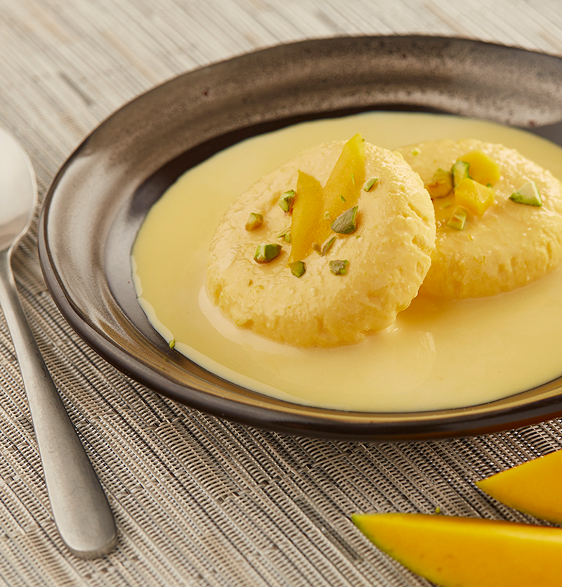 Mango Rasmalai (12pcs) – Gourmetwala